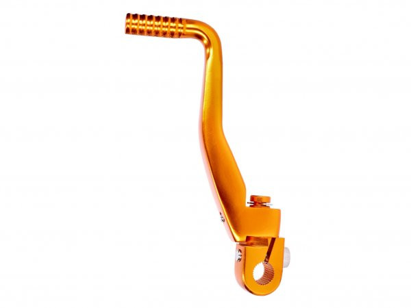 Kickstart Lever Foldable, Anodized Aluminum, Golden 101 Octane