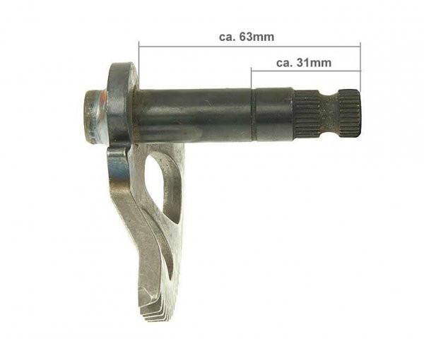 Kickstart Spindle Complete 63mm / 31mm 101 Octane