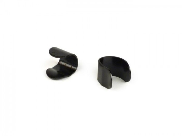 Clip Kit For Leg Shield Beading Oem Quality Vespa Universal  Black