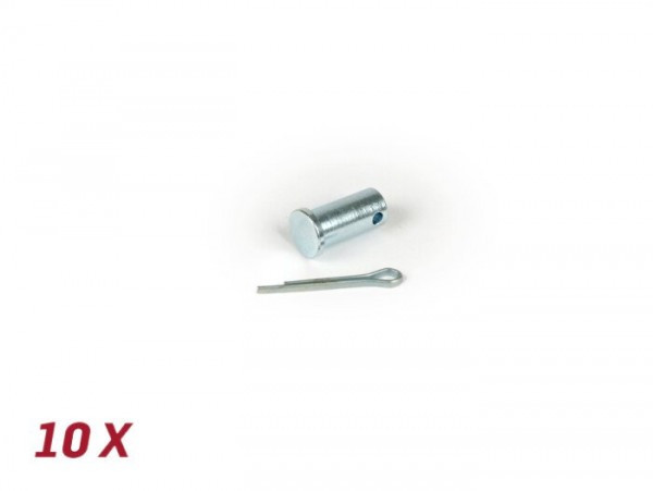 Clevis Pin Ø=5.4x11mm + Splint, Rear Brake BGM Original  10 Pcs