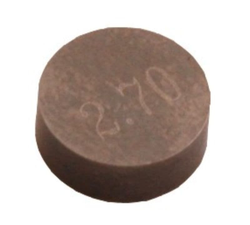 Klepstelplaatje Yamaha - Piaggio - Honda | 2,70Mm