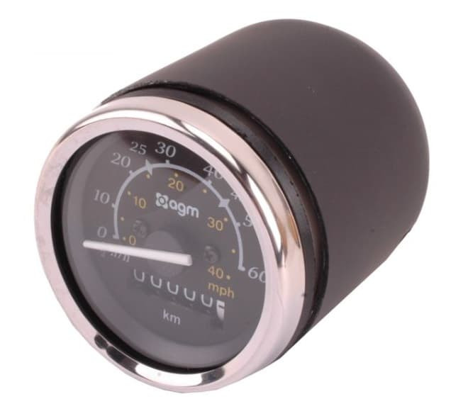 Km-Teller Zwart Oem | Agm Retro