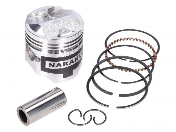 Piston Set Naraku V.2 50cc 39.00mm For Piaggio 4stroke 4valve
