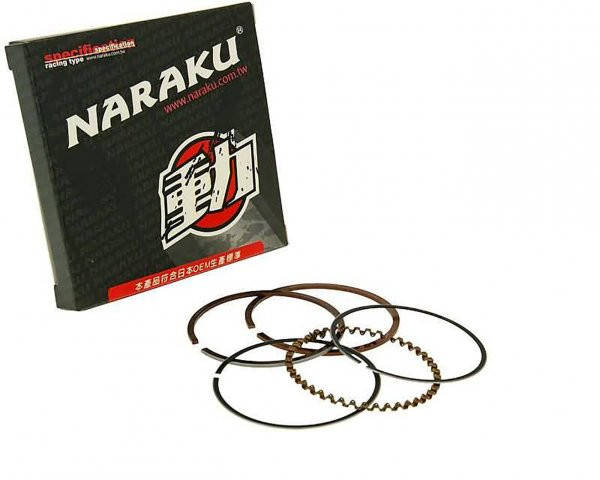 Piston Ring Set Naraku 50cc For Piaggio 4stroke 2v