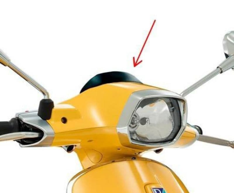 Koplampspoiler Oem Grijs | Vespa Sprint