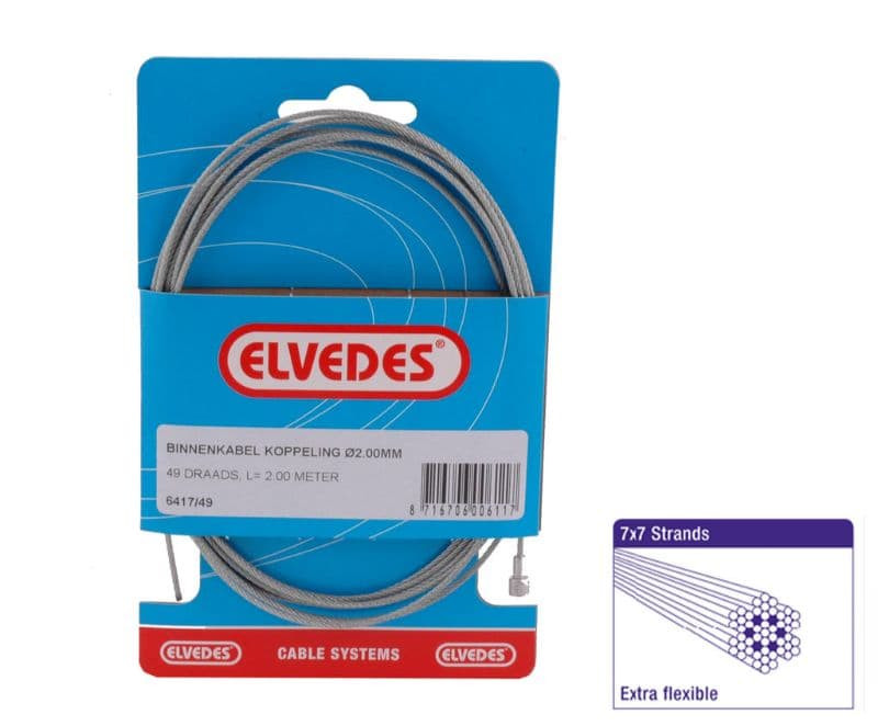 Koppelingskabel Binnen Elvedes Peer 49-Draads (6411-49)