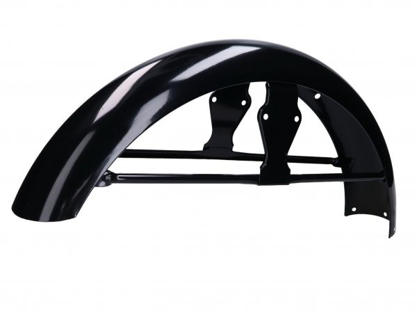 Front Fender / Mudguard With Strut, Black Powdercoated 101 Octane