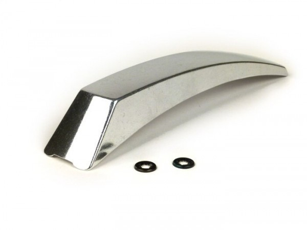 Mudguard Crest Oem Quality Vespa Px (1984-)  Aluminium  Chrome