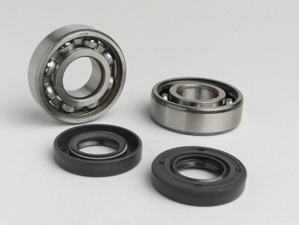 Bearing And Oil Seal Set For Crankshaft Oem Quality Derbi 50cc