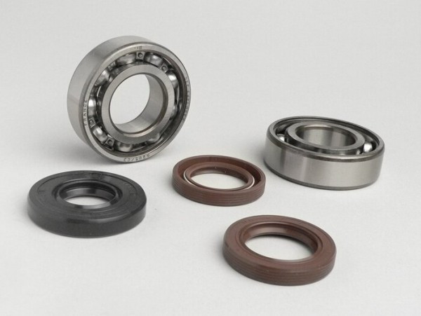 Bearing And Oil Seal Set For Crankshaft Oem Quality Hyosung 50cc (type Rush)