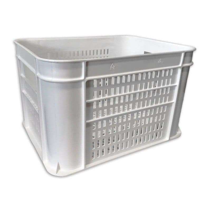 Kunststof Fietskrat 30 Liter Wit