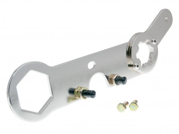 Clutch Bell / Variator Blocking Tool 3in1 With Wrench 101 Octane For Minarelli