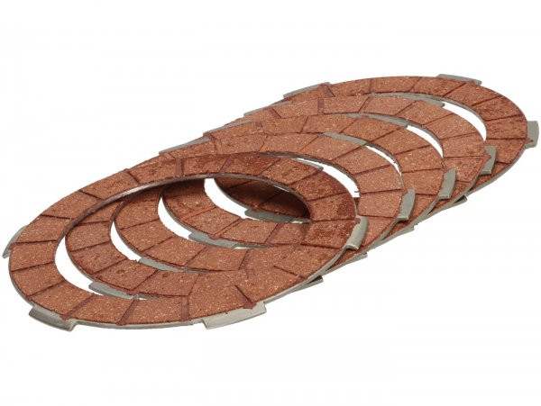 Clutch Friction Plate Set BGM Pro Superstrong Racing Red  5 Plates