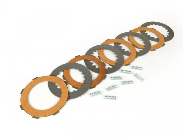 Clutch Friction Plate Set Malossi Mhr Vespa Cosa2 4 Friction Plates (incl. Steel Plates And Springs)