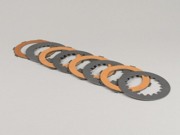 Clutch Friction Plate Set Newfren Race Carbon  Vespa Cosa2 4 Friction Plates