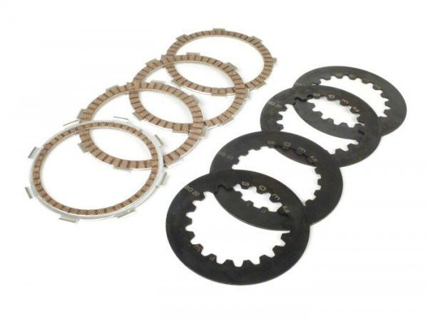 Clutch Plate Set Incl. Steel Discs BGM Pro Sport Alu  4discs