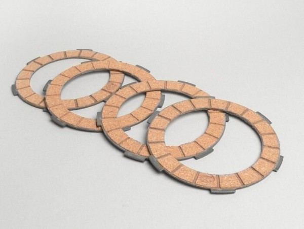 Clutch Friction Plate Set Surflex 4 Friction Plates Lambretta (series 13)
