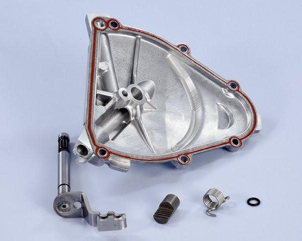 Clutch Cover Polini, Long Cranked Lever