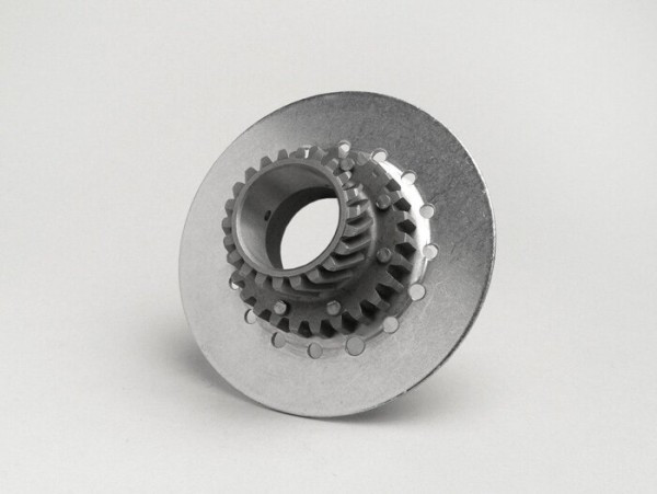 Kupplungsritzel Oem Kwaliteit, Vespa Type 6veren (Ø108mm, Vnb4, Vnb5, Vnb6, Gt125, Gtr125, Super, Ts125, Vbb2t, Gl125, Gl150, Sprint125, Sprint 150, Super125, Super150)