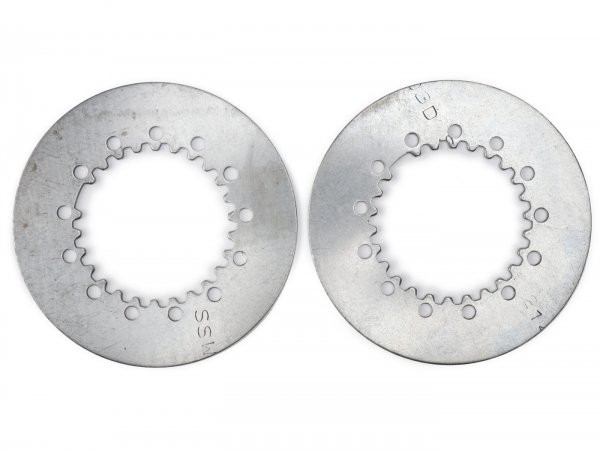 Clutch Steel Disc Set Oem Quality Vespa Type 6 Springs