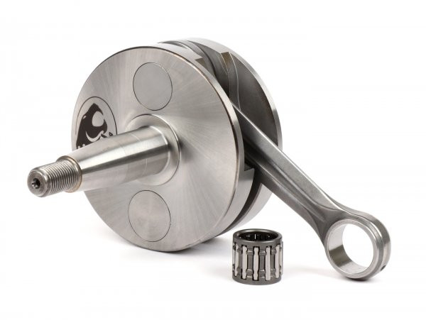 Crankshaft Fabbri Racing (con Rod By Primatist, For Reed Valve Intake) Full Circle Web (Ø87mm, Engine Casing Must Be Machined), 51mm Stroke, 97mm Conrod
