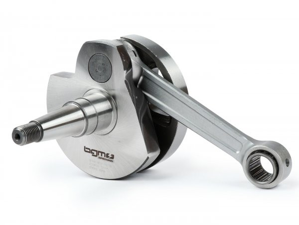 Crankshaft J&g 2% Special By BGM Pro (rotary Valve) 60mm Stroke, 125mm Connecting Rod, Piston Pin=Ø16mm Vespa Px80150  For Adaptation Of A Px200 Cylinder By Means Of Adapter Plate