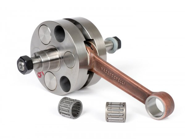 Crankshaft Kingwelle Brutus I M200 (for Quattrini Engine Case C200, Cheeks=Ø92mm, Balance Factor 50%)