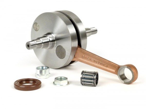 Crankshaft Malossi (reed Valve Intake) Full Circle Web, 51mm Stroke, 105mm Conrod