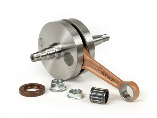 Krukas malossi (Membraaninlaat) Volle wang 51mm slag, 97mm Drijfstang,  Konus Ø24mm