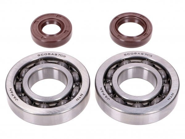 Crankshaft Bearing Set Naraku Fkm Heavy Duty For Honda X8r
