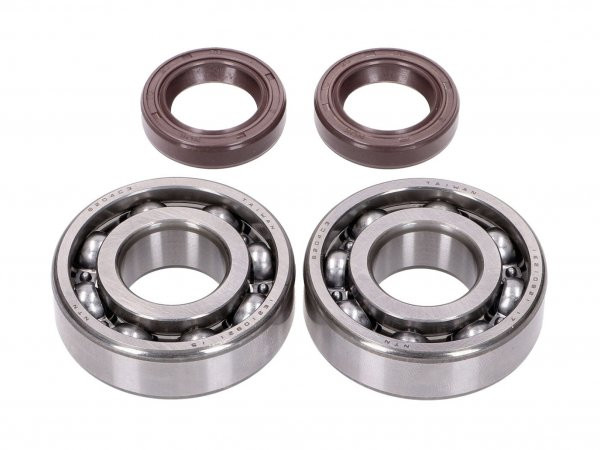 Crankshaft Bearing Set Naraku Fkm Heavy Duty For Peugeot Horizontal