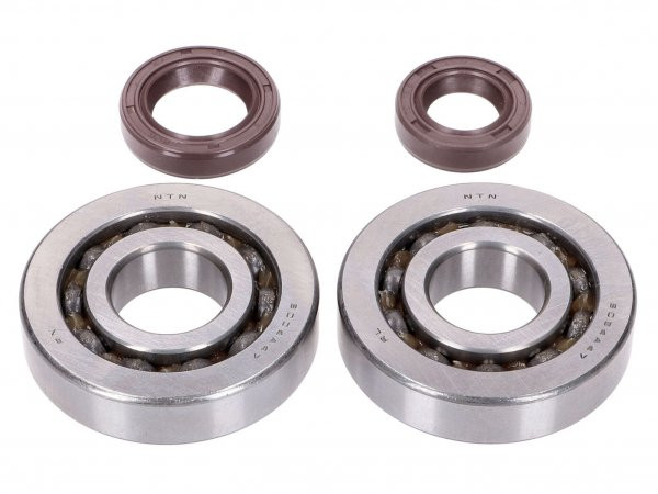 Crankshaft Bearing Set Naraku Fkm Heavy Duty For Peugeot Vertical Euro1