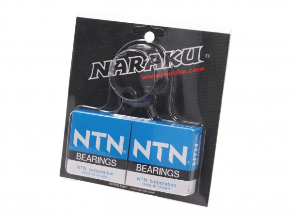 Crankshaft Bearing Set Naraku Heavy Duty Incl. Oil Seals For Peugeot Vertical Euro 1