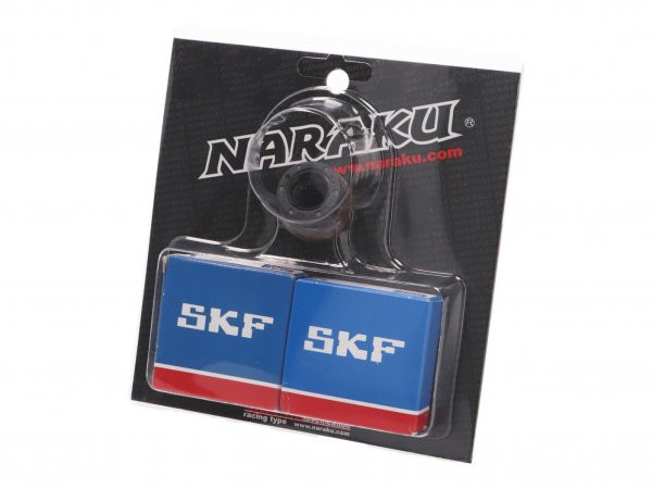 Crankshaft Bearing Set Naraku Skf Metal Cage For Peugeot Vertical Euro 1