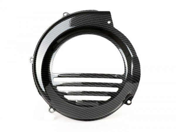 Flywheel Cover Cif Carbon Look  Models With Kickstart Lever Only