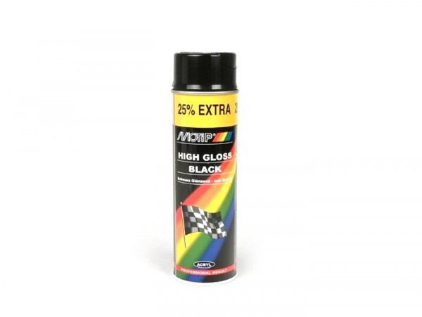 Paint Motip Shiny Black  500ml
