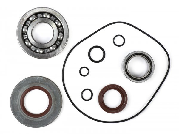 Bearing And Oil Seal Set For Crankshaft BGM Original Vespa Px  Metal Type  Incl. Orings