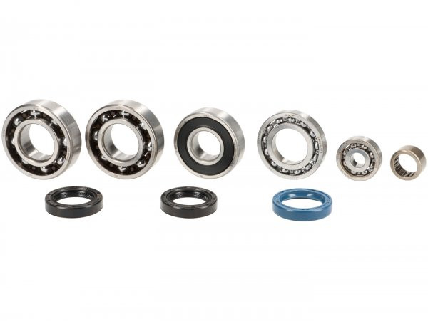 Bearing And Oil Seal Set For Engine Casing And Crankshaft Quattrini M200