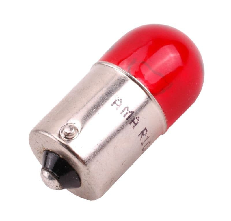 Lamp Bosma 12V - 10W Ba15S | Rood