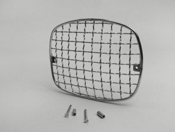 Headlight Grill Ams Cuppini Rectangluar  Chrome