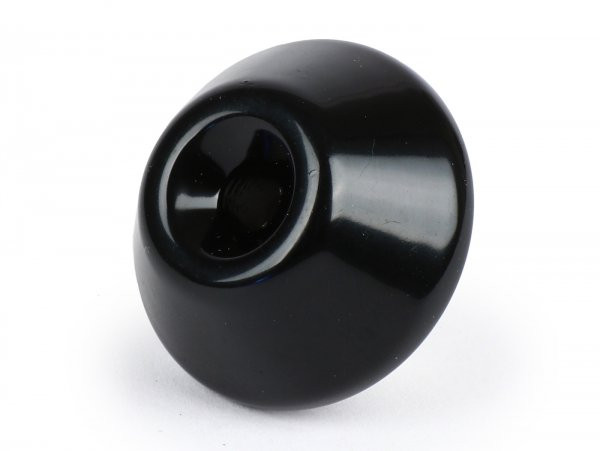Handlebar End Weight, Antivibration, Black Piaggio