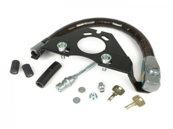 Steering Lock Clm Blindadovespa Px, T5 125cc, Sprint, Gt, Gtr, Ts, Rally, Super, Gs160, Ss180, Vna, Vnb, Vba, Vbb, Gl150