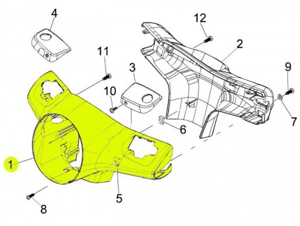 Handlebar Cover Piaggio