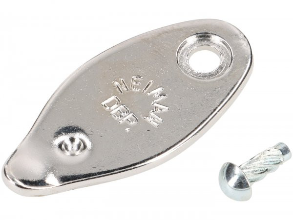 Steering Lock Cover Set Neiman (lozenge, 1962-1971), Rivet Ø=3mm  -77174)