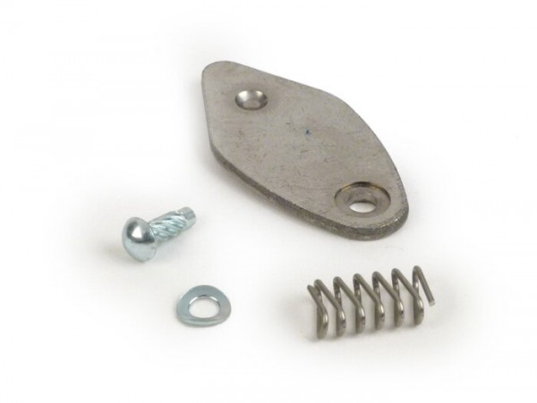 Lenkschlossblendenset rms (raute), Niet Ø=2,7mm (Vespa (Augsburg), Vespa (Piaggio))