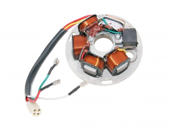 Ignition 101 Octane Stator Vespa Px Efl Elestart (with Battery 1984-1997) 7 Wire  Also Suitable For Px Old (1981-1983) If Round Plug Is Removed