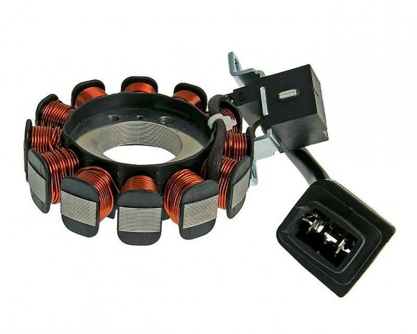 Alternator Stator 101 Octane For Piaggio 4stroke (2valve Engine)