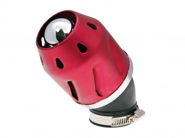 Air Filter 101 Octane Grenade Red Bent Version 42mm Carb Connection