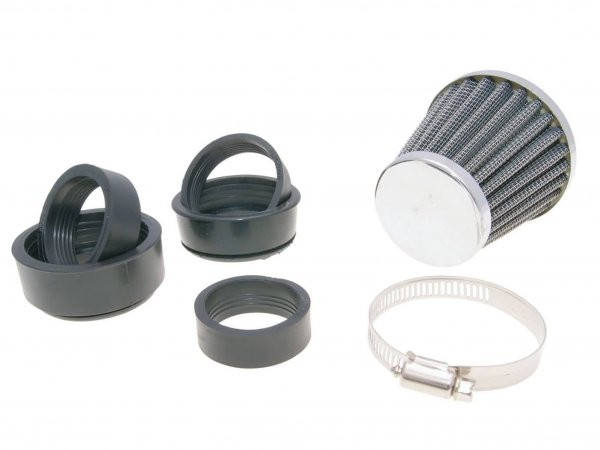 Air Filter 101 Octane Power 3548mm Carburetor Connection Chrome