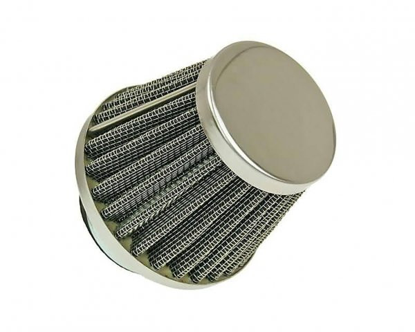Air Filter 101 Octane Power 35mm Carburetor Connection Chrome